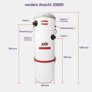 Zentralstaubsauger - HOME-VAC 2000D (Nur so lange der...