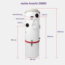 Zentralstaubsauger - HOME-VAC 2000D (Nur so lange der Vorrat reicht!)