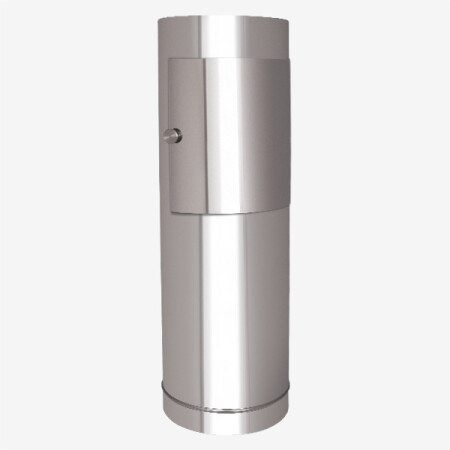 VARIOVAC Freistehende Einwurfsäule FUSION (Endmodul)  - DN250 mm Edelstahl