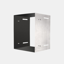 Schurrenverlängerung für Türschurrenrohr - Edelstahl Ø 500 mm - 600x600 quadratisch