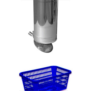 B-WARE: Automatikklappe - selbstschlie&szlig;end - Edelstahl &Oslash; 300 mm