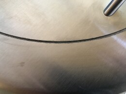 B-WARE: Einwurftür STYLO (Edelstahl) Ø 300 mm