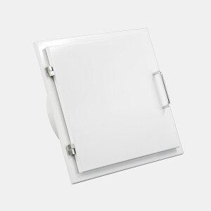 Einwurftür Easy-Line DN250 RAL9016 - Weiß