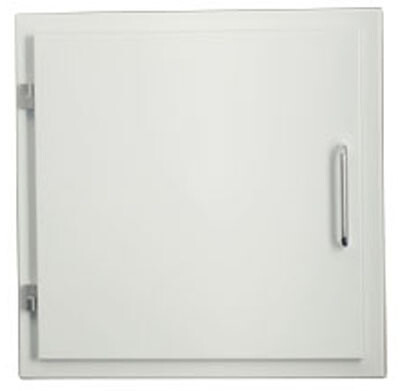 Einwurftür Easy-Line DN400 RAL9016 - Weiß