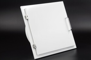 Einwurftür Easy-Line DN400 RAL9016 - Weiß