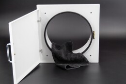 Einwurftür Easy-Line DN400 RAL9016 - Weiß