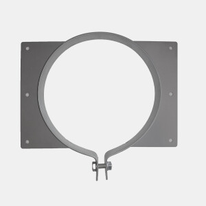B-WARE: Schachtauflager GERADE - lackiert - Ø 250 mm