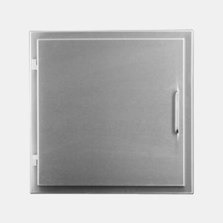 Einwurftür Easy-Line DN250 f. PVC-Rohr - Edelstahl