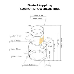 B-Ware: Saugschlauch - POWERCONTROL - 12 m