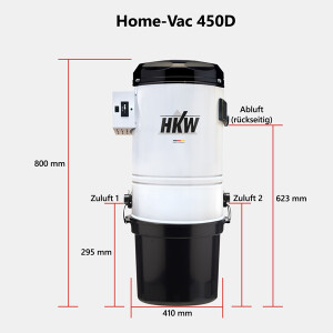 Zentralstaubsauger - HOME-VAC 450D