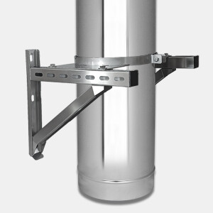 Wandst&uuml;tze f&uuml;r Schachtauflager (Edelstahl) 750mm