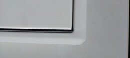 B-WARE: Einwurftür QUATTRO PUSH SLIM S (Weiß)